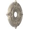 Ekena Millwork Attica PVC Medallion (Canopies up to 5 5/8"), 16"OD x 3 1/2"ID x 1"P, Metallic Silver Metallic CMP16ATCSV - alternate 3